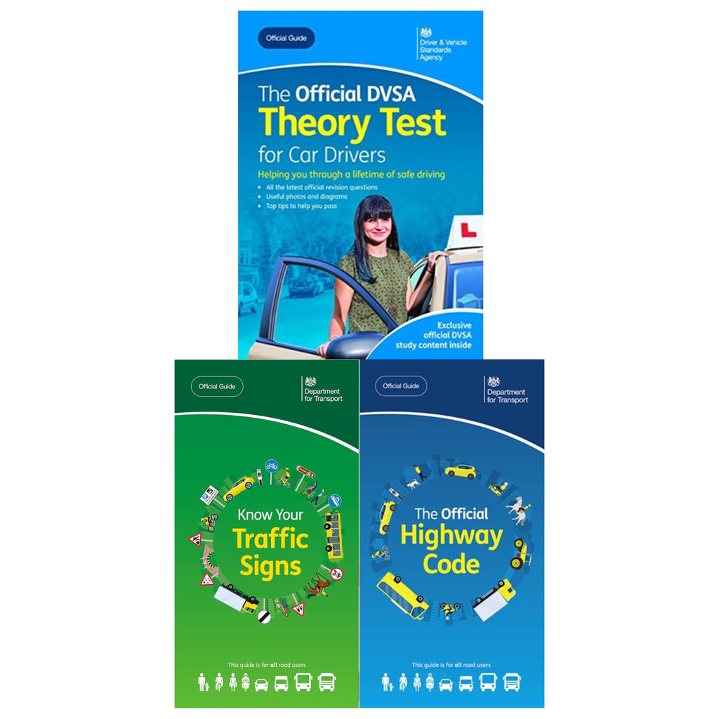 2024 Driving Theory Test Collection 3 Books Set Pack: The Official DVSA ...