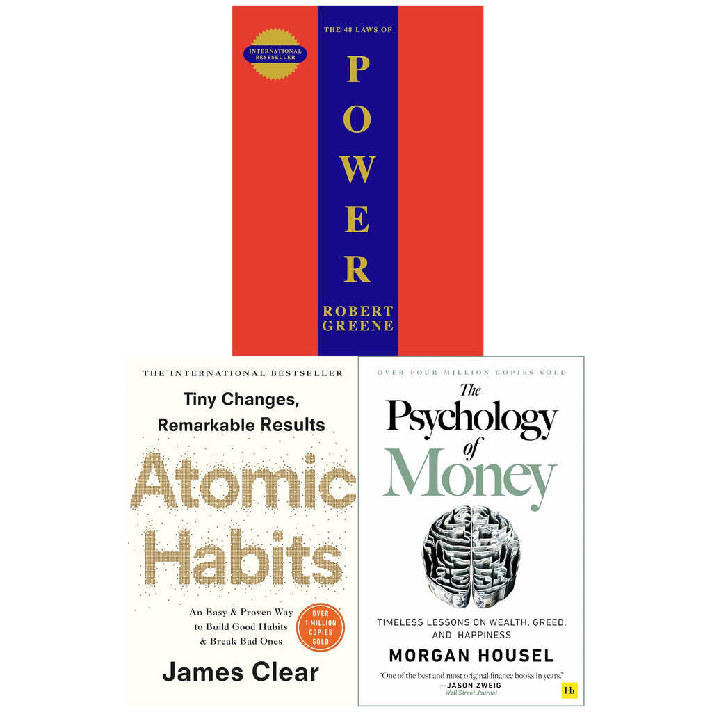 Combo] Atomic Habit-48 Laws Of Power-Attitude Is Everything (Paperback) -  Gyaanstore