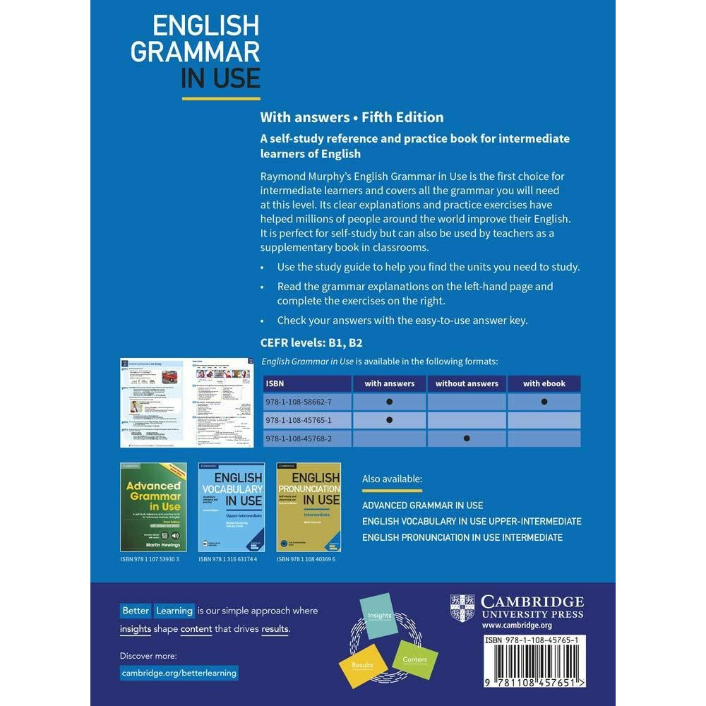 Self-study　English　with　A　Book　English　for　Practice　Grammar　of　Reference　Use　Answers　in　Book　Learners　and　Intermediate