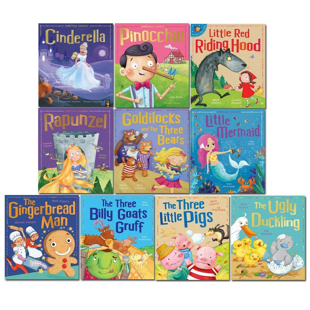 My First Fairy Tales Children Classic Collection 10 Books Set Three Li