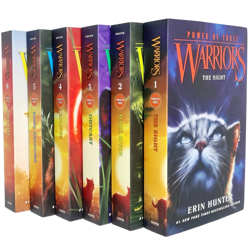 Warrior Cats (Series 2) New Prophecy 6 Books By Erin Hunter-Ages 8