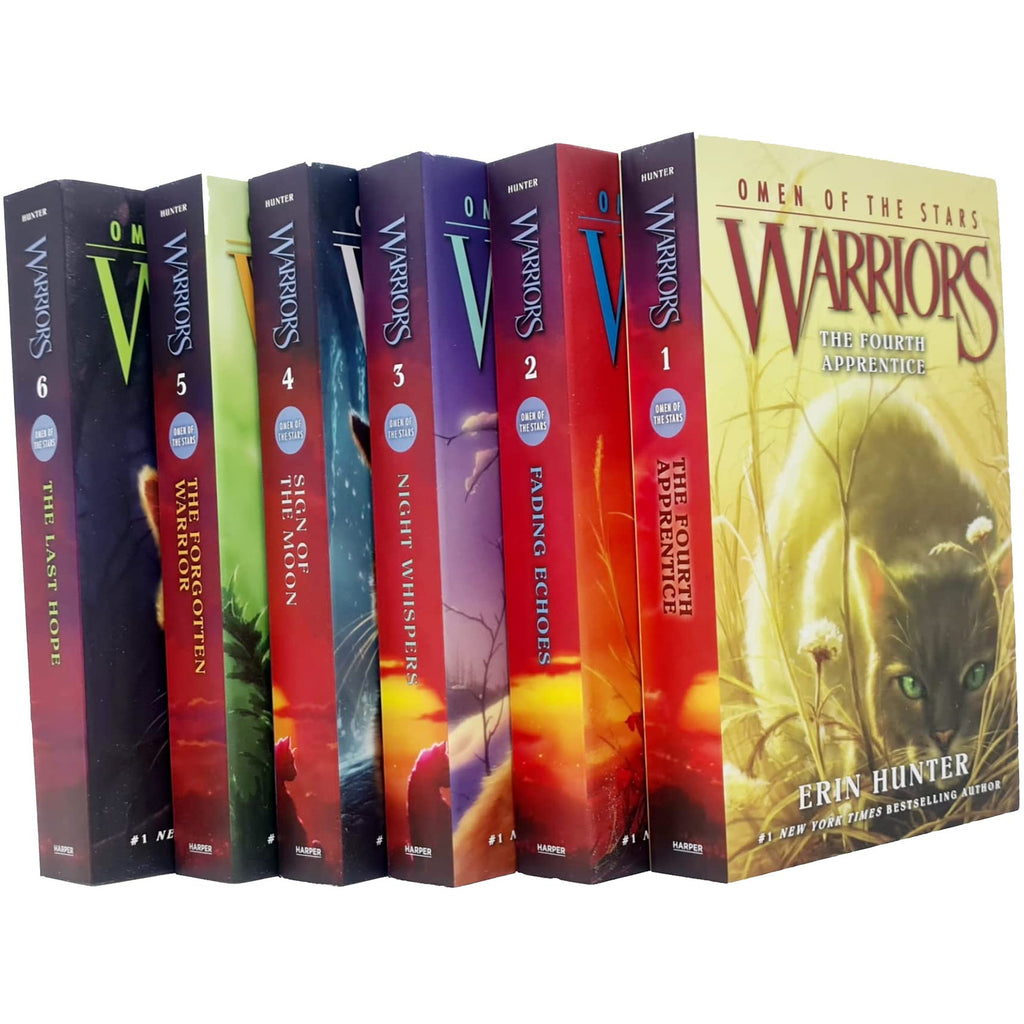 Warriors Series 4 Omen of the Stars - 6 Books Collection Set By Erin H