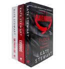 The Ravenhood Series By Kate Stewart 3 Books Collection Set (Flock, Exodus, The Finish Line)