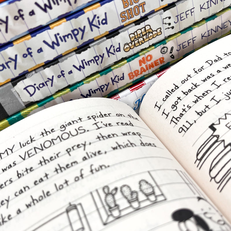 ["all of the wimpy kid books", "Big Shot", "Books For teens", "Cabin Fever", "Childrens Books (7-11)", "Diary of a Wimpy Kid", "diary of a wimpy kid book titles", "diary of a wimpy kid box set", "Diary of a Wimpy Kid Collection", "diary of a wimpy kid diary of a wimpy kid", "diary of a wimpy kid do it yourself book", "diary of a wimpy kid full book", "diary of a wimpy kid site", "diper overlode", "Do it Your Self", "Dog Days", "Double Down", "Hard Luck", "Hot Mess", "jeff kinney", "jeff kinney diary of a wimpy kid series", "no brainer", "Old School", "Rodrick Rules", "Teenage book", "The Deep End", "The Getaway", "The Last Straw", "The Long Haul", "The Meltdown", "The Third Wheel", "The Ugly Truth", "The Wimpy Kid Movie Diary", "wimpy kid", "Wrecking Ball", "young teen"]