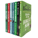 M C Beaton Hamish Macbeth Series Collection 7 Books Set (SERIES 1) (Death of a Green-Eyed Monster, Death of a Witch, Death of a Valentine, Death of a Sweep, Death of a Policeman, Death of a Ghost, Death of an Honest Man)