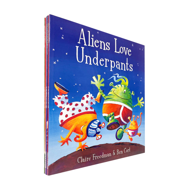 Aliens Love Underpants Collection 6 Children Picture Books Set Pirates Dinosaurs Monsters Love Underpants