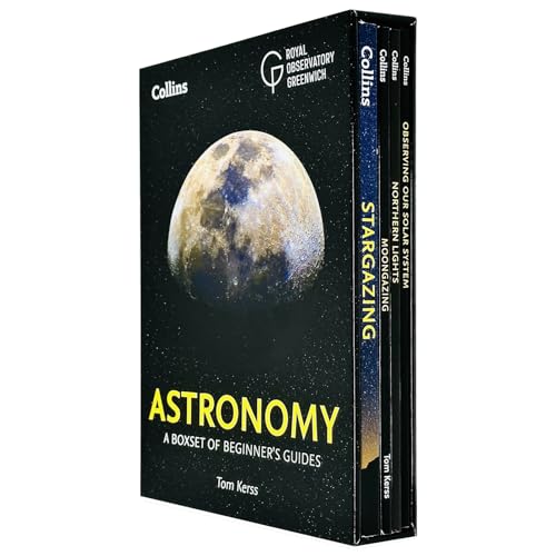 Beginner's Guides of Astronomy 4 Books Collection Box Set (Stargazing, Moongazing, Northern Lights and Observing our Solar System)