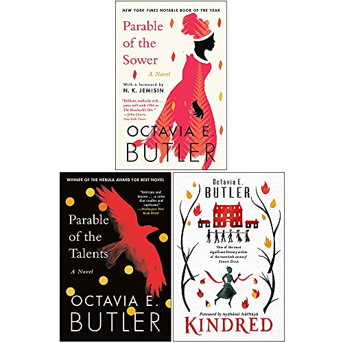 Octavia E. Butler Collection 3 Books Set (Parable of the Sower, Parable of the Talents, Kindred)