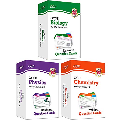 ["AQA Revision Question Cards", "biology", "biology books", "cgp book collection", "cgp book collection set", "cgp book set", "cgp books", "cgp books online", "cgp books set", "cgp collection", "CGP study book", "chemistry", "chemistry books", "chemistry education", "educational", "Educational Material", "gcse biology", "gcse chemistry", "GCSE Physics", "higher education", "New 9-1 gcse", "Physics", "physics books", "Revision Cards", "school", "school books", "science education"]