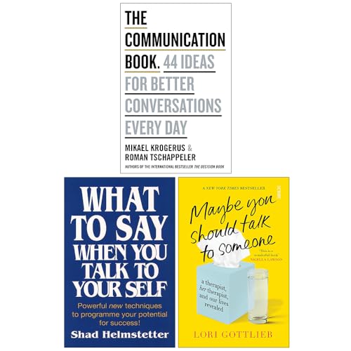 ["bestselling books", "better conversations", "business", "Business and Computing", "Business books", "Business communication skills", "business leadership skills", "business life", "business life books", "business motivation skills", "conversations", "dealing with trauma", "Ideas for Better Conversations", "Leadership", "leadership books", "Lori Gottlieb", "Lori Gottlieb books", "Lori Gottlieb collection", "Lori Gottlieb mental health", "Lori Gottlieb series", "Lori Gottlieb set", "Lori Gottlieb therapist", "lose weight", "Maybe You Should Talk to Someone", "Maybe You Should Talk to Someone book", "Maybe You Should Talk to Someone Lori Gottlieb", "Memoirs", "mental healing", "Mental health", "mental health books", "mental health skills", "Mikael Krogerus", "mind body spirit", "mind body spirit books", "motivational self help", "non fiction", "Non Fiction Book", "non fiction books", "non fiction text", "Practical & Motivational Self Help", "practical self help", "pratical motivational self help books", "psychology textbooks", "Psychotherapy", "Roman Tschäppeler", "Self Help", "self help books", "self talk shad helmstetter", "shad helmstetter", "shad helmstetter book collection", "shad helmstetter book collection set", "shad helmstetter book set", "shad helmstetter books", "shad helmstetter collection", "shad helmstetter what to say when you talk to your self", "stop smoking guide book", "talking", "The Communication Book", "therapist", "therapy", "weight loss books", "what to say to yourself when you talk to yourself", "what to say when talking about yourself", "what to say when talking to yourself", "What to Say When You Talk to Your Self", "what to say when you talk to your self book", "what to say when you talk to your self by shad helmstetter", "what to say when you talk to your self paperback", "what to say when you talk to yourself book", "what to say when you talk to yourself shad helmstetter"]