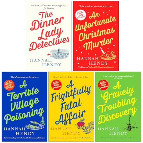 ["A Terrible Village Poisoning", "an unfortunate christmas murder", "British cosy mystery", "christmas set", "Criminals Humour", "fiction books", "hannah hendy", "hannah hendy an unfortunate christmas murder", "Hannah Hendy book", "hannah hendy book collection", "hannah hendy book collection set", "hannah hendy books", "Hannah Hendy books set", "hannah hendy collection", "hannah hendy the dinner lady detectives", "Hannah Hendy The Dinner Lady Detectives collection", "Hannah Hendy The Dinner Lady Detectives Series", "Humorous Fiction Books", "Literary Fiction Books", "non fiction books", "the dinner lady detectives", "The Dinner Lady Detectives series"]