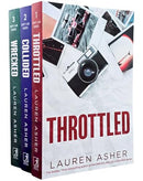 The Dirty Air Series Book 1-3 By Lauren Asher 3 Books Collection Set (Throttled, Collided, Wrecked)