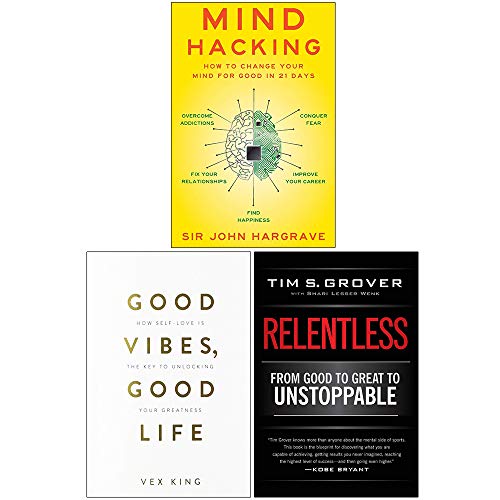 ["achieve healthie", "achieving success", "addictions", "anxiety", "bestselling", "bestselling author", "Bestselling Author Book", "bestselling book", "bestselling books", "bestselling single book", "bestselling single books", "change mindset", "Change Your Mind", "comedian", "comprehensive", "good life good vibes", "good vibe good life", "good vibe good life book", "good vibes good life", "good vibes good life book", "good vibes good life by vex king", "good vibes good life reviews", "good vibes good life vex king", "Health and Fitness", "health books", "How to Change Your Mind", "john hargrave", "life changing books", "Mental health", "mental problems", "mental strength", "mind body spirit", "mind hacking", "mind hacking book", "mind hacking happiness", "mind hacking paperback", "mind hacking sir john hargrave", "mindhacking", "mindset", "Motivation", "motivational", "motivational self help", "negativity", "Practical & Motivational Self Help", "self development books", "self help books", "sir john hargrave", "sir john hargrave book set", "sir john hargrave books", "sir john hargrave collection", "sir john hargrave mind hacking", "sunday times bestseller", "Tim Grover", "Tim Grover books", "Tim Grover motivation", "Tim Grover set", "vex king book", "vex king book collection", "vex king book collection set", "vex king books", "vex king good vibes good life", "vex king series"]