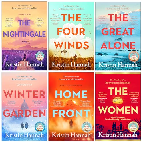 ["9789124353681", "adult fiction", "Adult Fiction (Top Authors)", "adult fiction book collection", "adult fiction books", "adult fiction collection", "Home Front", "kristin hannah", "kristin hannah 5 books set", "kristin hannah books", "kristin hannah collection", "kristin hannah series", "kristin hannah set", "second world war", "The Four Winds", "The Great Alone", "The Nightingale", "the women", "war", "war fiction", "war story fiction", "Winter Garden", "world war two"]