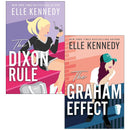 Campus Diaries Series By Elle Kennedy 2 Books Set (The Dixon Rule & The Graham Effect)