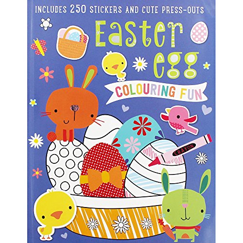 Colouring & Sticker Easter Egg Colouring