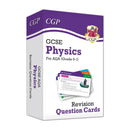 CGP GCSE 9-1 AQA Revision Question Cards 3 Books Collection Set (Biology, Physics, Chemistry)