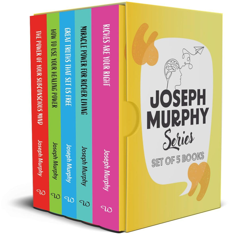 ["9788196992101", "fundamental studies", "Great Truths That Set Us Free", "How to Use Your Healing Power", "Joseph Murphy", "Joseph Murphy books", "Joseph Murphy collection", "Joseph Murphy series", "Joseph Murphy set", "Mental health", "mental health books", "mental health skills", "Mind", "mind body spirit", "mind body spirit books", "Miracle Power for Richer Living", "motivational self help", "non fiction", "Non Fiction Book", "non fiction books", "non fiction text", "Practical & Motivational Self Help", "Riches Are Your Right", "self development", "self development books", "Self Help", "self help books", "Self-help & personal development", "Set of 5 Books"]