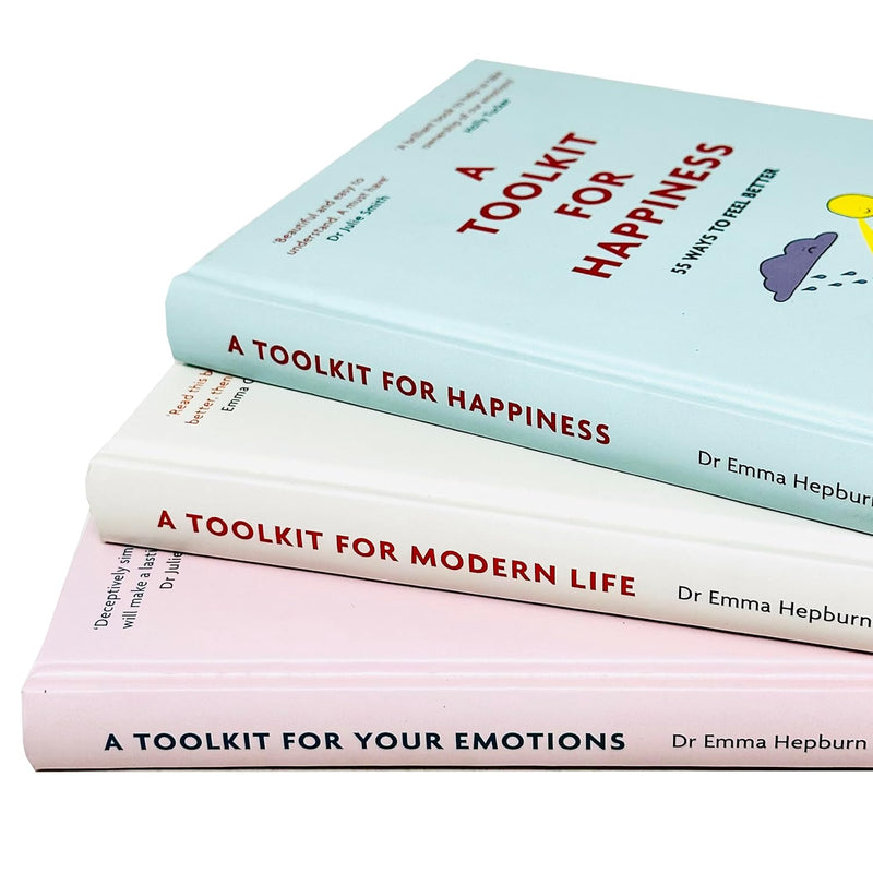 ["9789124354480", "A Tookit For Your Emotions", "A Toolkit For Happiness", "A Toolkit For Mordern life", "Dr Emma Hepburn", "Dr Emma Hepburn books", "Dr Emma Hepburn collection", "Dr Emma Hepburn series", "Dr Emma Hepburn set", "Emotional Self Help", "health psychology", "mental healing", "Mental health", "mental health books", "mental health skills", "mind body spirit", "mind body spirit books", "motivational self help", "non fiction", "Non Fiction Book", "non fiction books", "non fiction text", "personal development", "Personal Development Books", "popular psychology", "Popular Psychology book", "Practical & Motivational Self Help", "practical self help", "Psychology", "Psychology Books", "Self Help", "self help books", "Self Help Stress Management", "Self-help & personal development"]