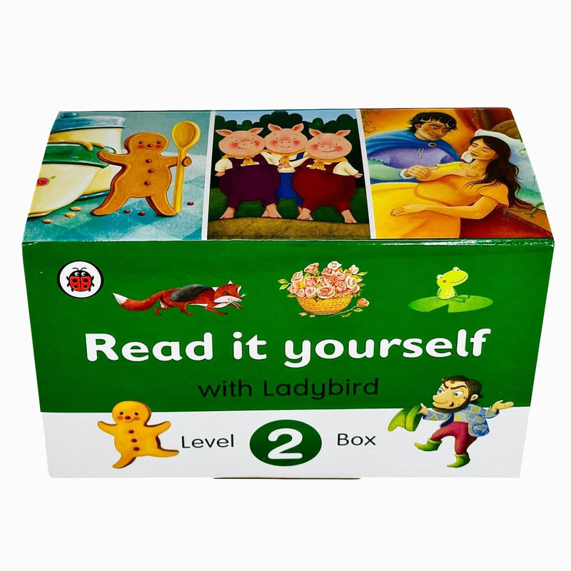 ["9780241616543", "Beauty and the Beast", "Chicken Licken", "children early reading", "children reading books", "early reading", "early reading books", "Learn to Read", "learn to read books", "level 2", "level 2 box", "Read it Yourself", "read it yourself level 2", "read it yourself with ladybird", "reading books", "Sly Fox and Red Hen", "The Princess and the Frog", "The Three Little Pigs", "Town Mouse and Country Mouse"]