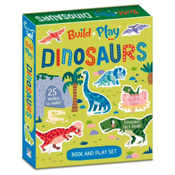 Build + Play Dinosaurs: Book and Play Set (Build and Play Kit)