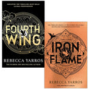 The Empyrean Series 2 Books Collection Set By Rebecca Yarros (Fourth Wing, Iron Flame [Hardcover])