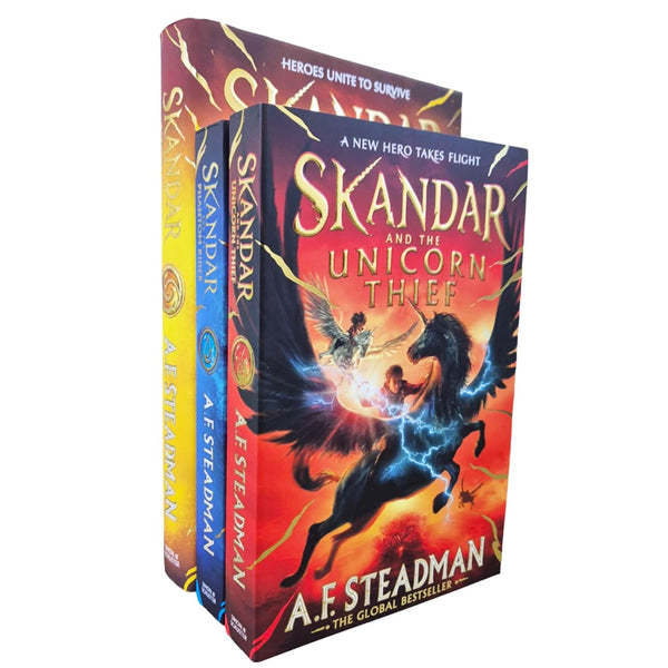 Skandar Series 3 Books Collection Set (Skandar and the Chaos Trials (Hardback), Skandar and the Unicorn Thief & Skandar and the Phantom Rider)