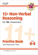 11+ GL Ages 8-9 Practice Book; Assessment Tests 4 Books Set: English, Maths, Verbal and Non-Verbal Reasoning