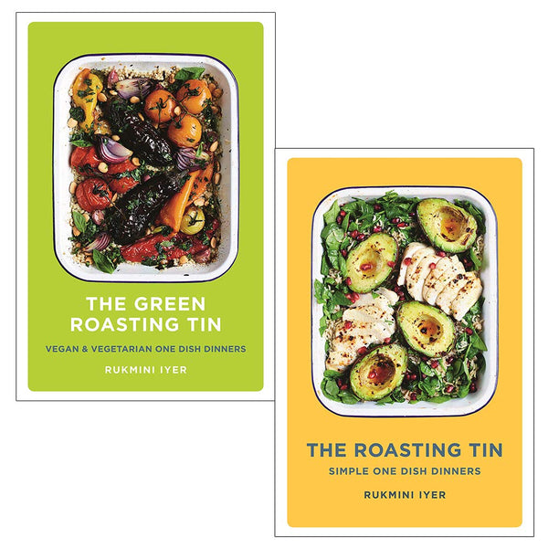 Rukmini Iyer 2 Books Collection Set (The Green Roasting Tin, The Roasting Tin)