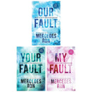 Culpable Series 3 Books Collection Set by Mercedes Ron (My Fault, Your Fault & Our Fault)