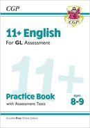 11+ GL Ages 8-9 Practice Book; Assessment Tests 4 Books Set: English, Maths, Verbal and Non-Verbal Reasoning