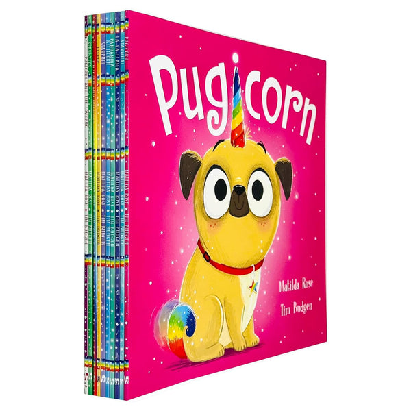 Magic Pet Shop Series 10 Books Collection Set By Matilda Rose(Pugicorn, Kitticorn, Pugicorn and Hugicorn, Starwhal, La-La-Llama, Pandarina, Starpuff, Sparkyfox, Pugicorn and The Lovebug & Elepop)