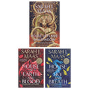 Crescent City Series 3 Books Collection Set by Sarah J. Maas (House of Earth and Blood, House of Flame and Shadow & House of Sky and Breath)