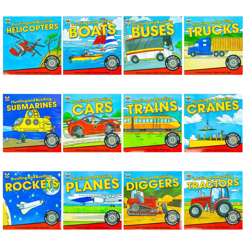 ["9781804453476", "Boats", "books for childrens", "Buses", "Cars", "children's interest", "childrens books", "Childrens Books (3-5)", "Childrens Books (5-7)", "Cranes", "Diggers", "Engineering", "fox eye", "fox eye publishing", "Helicopters", "Katherine Eason", "Katherine Eason books", "Katherine Eason collection", "Katherine Eason set", "Machines", "Planes", "Rockets", "stem", "stem for children", "Submarines", "Things That Go", "Trains", "Trucks", "Wheels and Automobiles", "Wheels and Automobiles collection"]