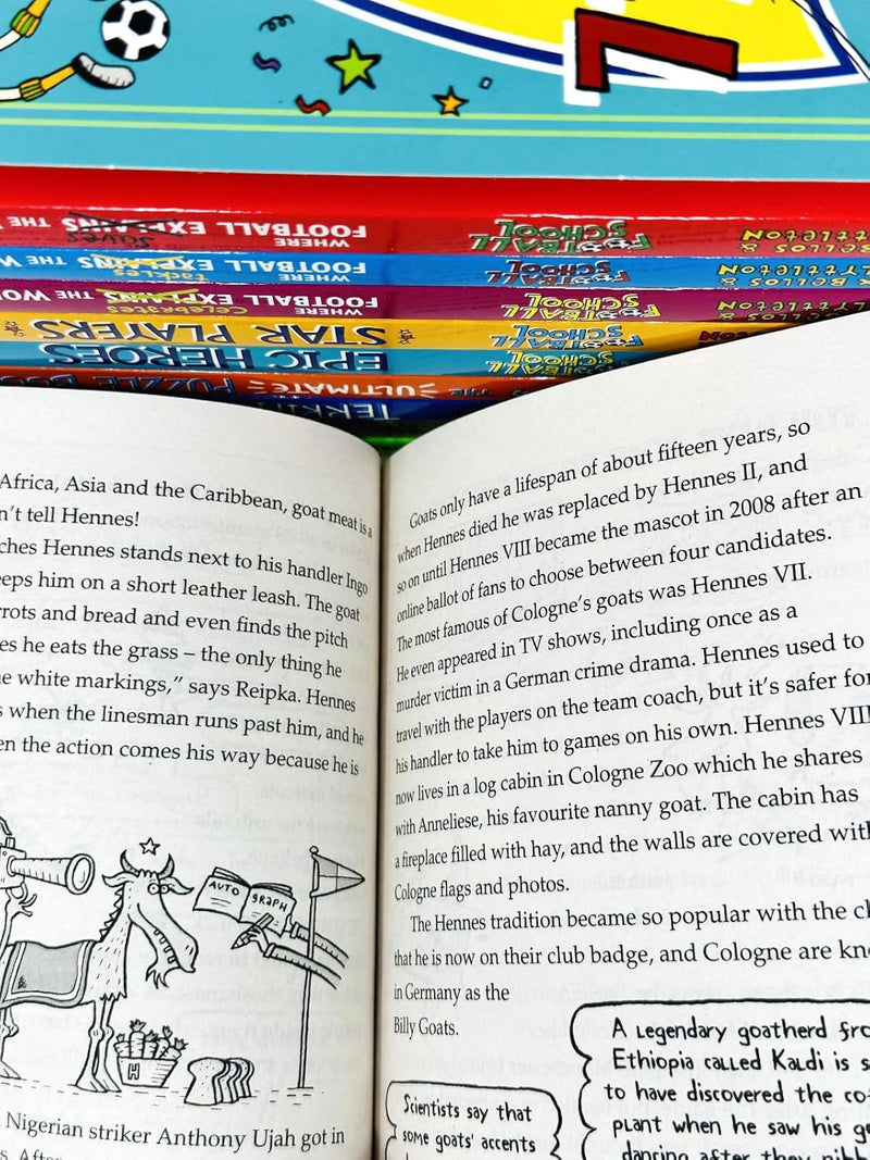 ["9781529528343", "Alex Bellos", "Association football", "Ben Lyttleton", "Children Book", "children books", "children collection", "childrens books", "Childrens Books (7-11)", "football", "football books", "football school", "football school books", "football school collection", "football school series", "football school set", "Sports", "sports humour"]