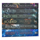 Never After Series by Emily McIntire Complete 6 Books Collection Set (Hexed, Hooked, Scarred, Wretched, Twisted & Crossed)