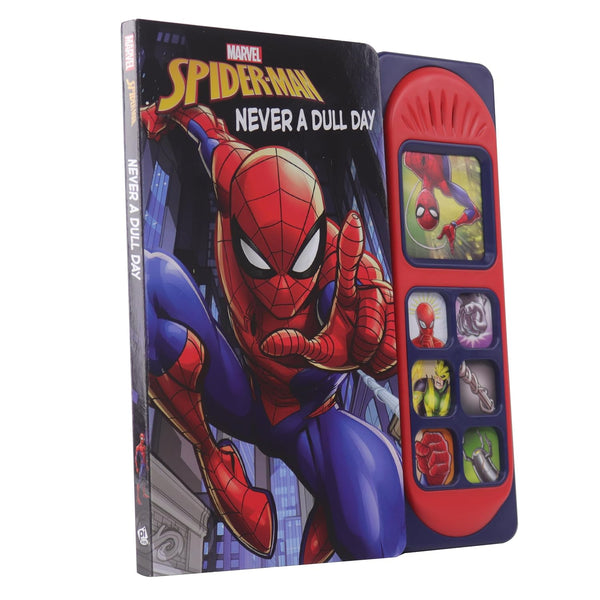 Marvel Spider-man - Never a Dull Day Sound Book - PI Kids (Play-A-Sound)