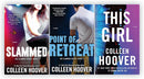 Colleen Hoover Slammed Series 3 Books Collection Set (Slammed, Point of Retreat, This Girl)