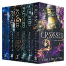 Never After Series by Emily McIntire Complete 6 Books Collection Set (Hexed, Hooked, Scarred, Wretched, Twisted & Crossed)