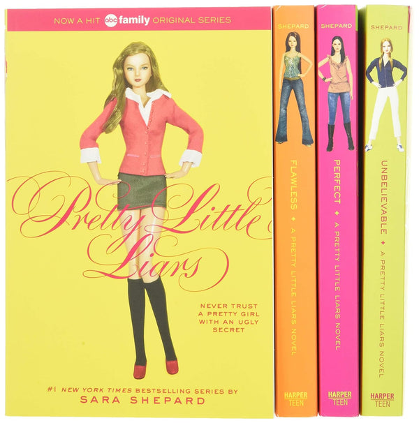 Pretty Little Liars Series 1 Collection Sara Shepard 4 Books Set Unbelievable Perfect Flawless Pretty Little Liars