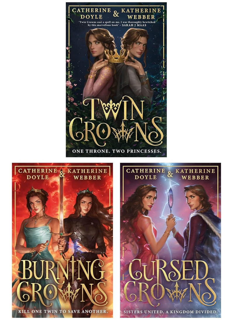 ["9780158507941", "burning crowns", "Catherine Doyle", "Children Books (14-16)", "childrens books", "cursed crowns", "Fantasy", "fantasy books", "fantasy fiction", "Fiction for Young Adults", "Katherine Webber", "Tiktok", "twin crowns", "young adult", "young adult books", "young adult fantasy", "young adult fiction", "young adults", "young adults books", "young adults fiction"]