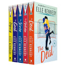 Elle Kennedy Off Campus Series 5 Books Collection Set (The Deal, Mistake, Score, Goal, Legacy)