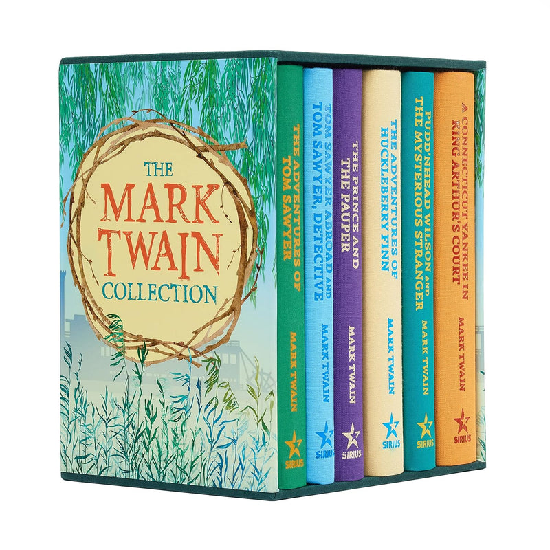 ["9781788285919", "a connecticut yankee in king arthur court", "children books", "Children Books (14-16)", "cl0-VIR", "mark twain", "mark twain books", "mark twain box set", "Mark Twain Collection", "Mark Twain Collection books set", "mark twain set", "mark twain young adult collection", "pudd nhead wilson and the mysterious stranger", "the adventures of huckleberry finn", "the adventures of tom sawyer", "the prince and the pauper", "tom sawyer abroad and tom sawyer detective", "young adult books", "young adult collection"]