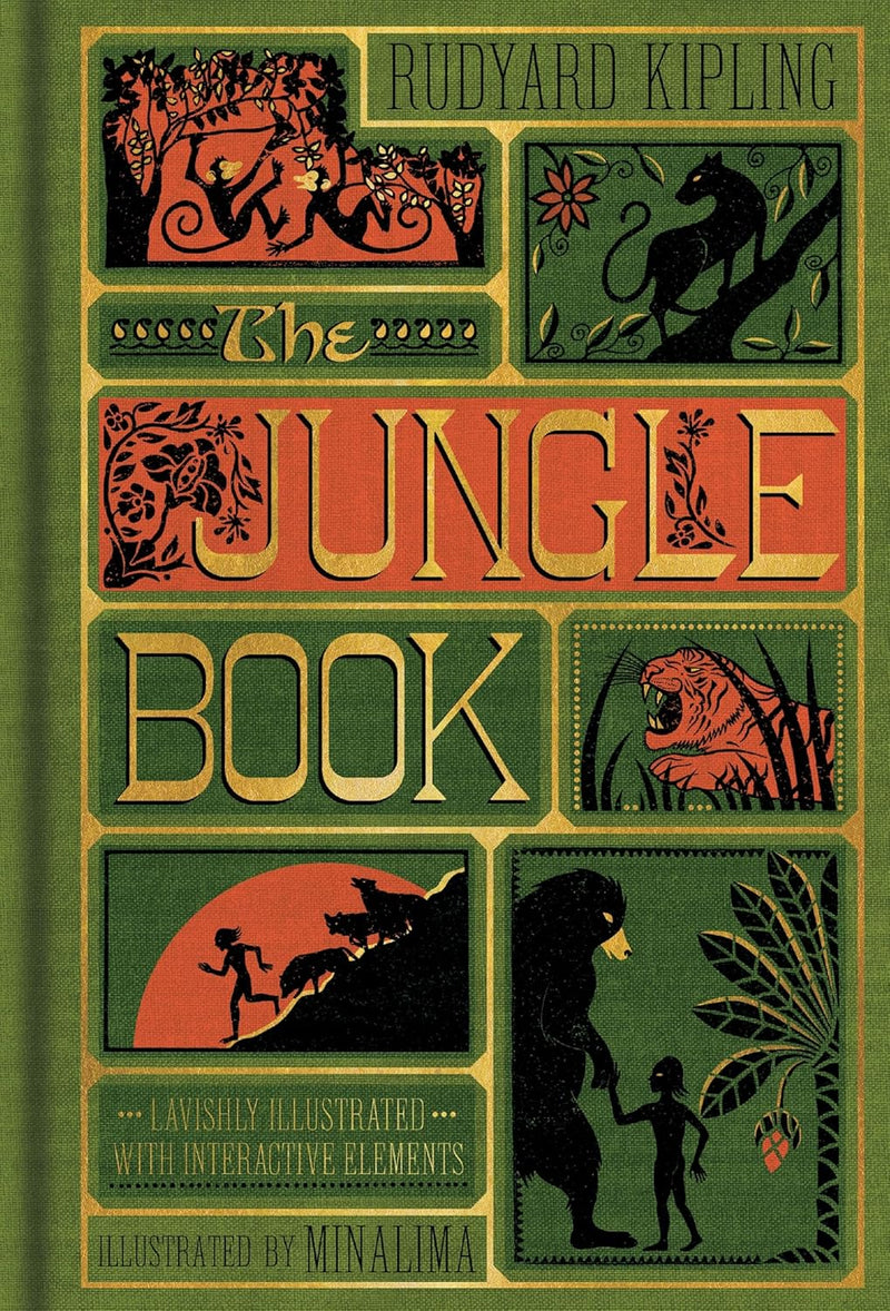 ["9780062389503", "children books", "children's illustrated", "childrens books", "Childrens Books (7-11)", "colorful illustrations", "colourful illustrations", "Fully illustrated", "harper design", "illustrated", "illustrations", "interactive elements", "minalima", "minalima book", "minalima edition", "minalima illustrated", "Rudyard Kipling", "Rudyard Kipling book", "Rudyard Kipling collection", "Rudyard Kipling jungle book", "Rudyard Kipling set", "suitable for all ages", "The Jungle Book"]