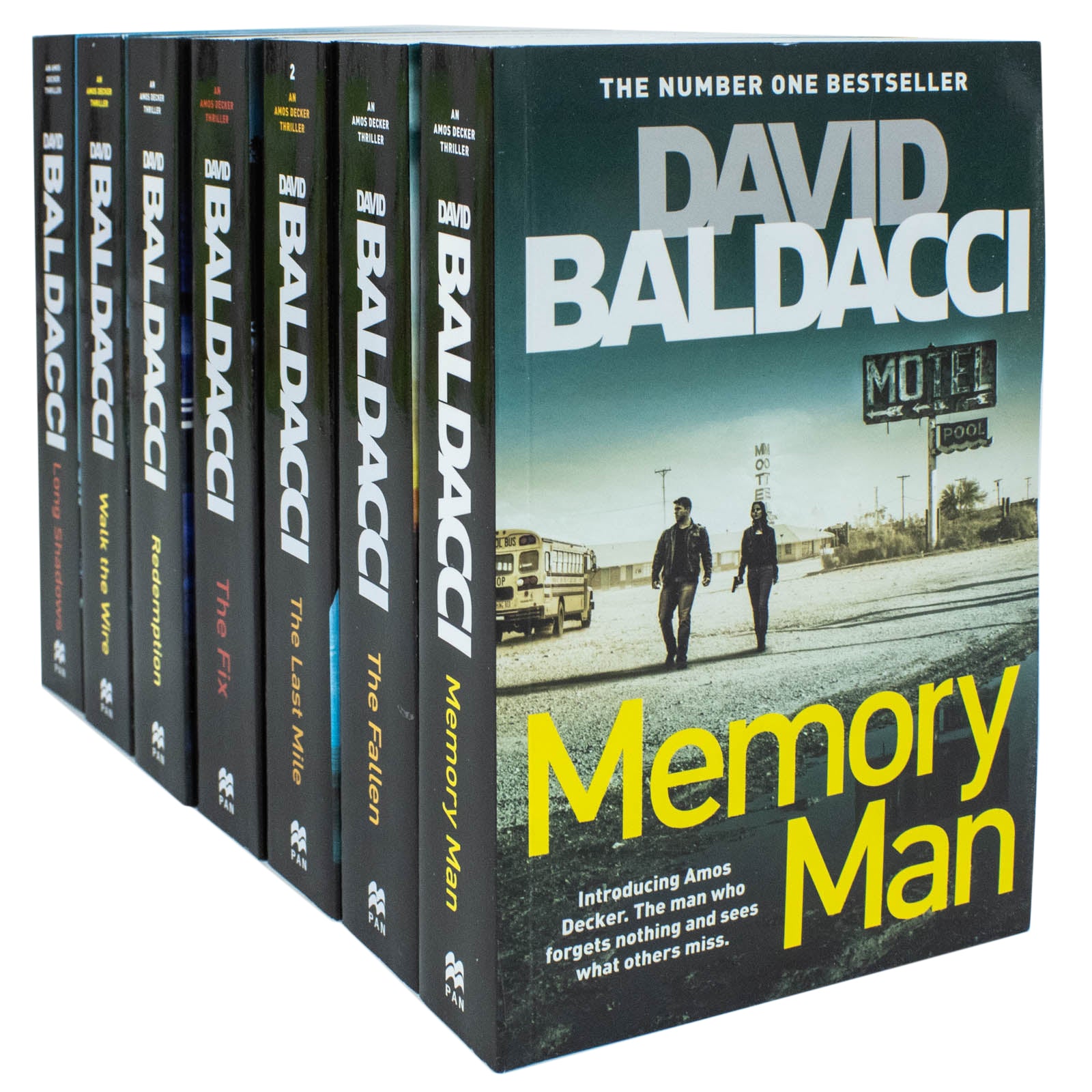 David Baldacci Amos Decker Series 7 Books Collection Set Memory Man