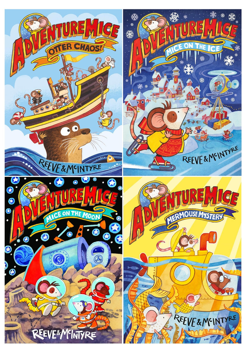 ["9780678464328", "Adventure Mice", "Adventure Mice books", "Adventure Mice collection", "Adventure Mice series", "Adventure Mice set", "Adventuremice", "books for childrens", "children comic books", "childrens books", "Childrens Books (5-7)", "Childrens Comic books", "comic and graphic novels", "comic books", "comic graphic novels", "comics", "comics and graphic novels", "comics books", "Comics Graphic Novels", "Mermouse Mystery", "Mice on the Ice", "Mice on the Moon", "Otter Chaos", "philip reeve", "philip reeve books", "Sarah McIntyre"]