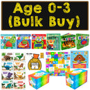 (Age 0-3 Book Bundle Bulk Buy Set) Kids Books , Toddler Books, Early Learning Reading Books, Bulk Buy, Childrens Books Collection Set