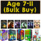 (Age 7-11 Books Bundle Bulk Buy) Rick Riordan, Joseph Delaney, Josh Lacey, Holly Smale (38 Childrens Books Collection Set)