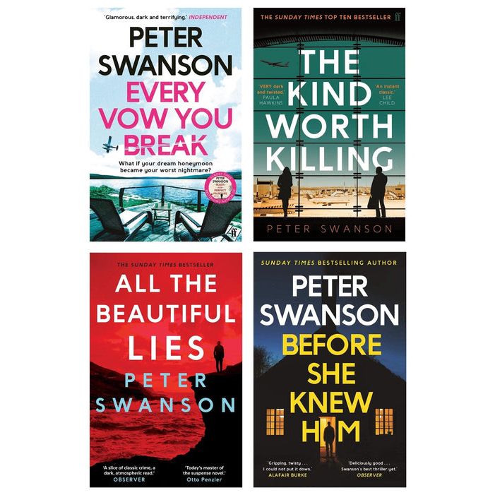 Peter Swanson Books Collection Set (The Kind Worth Killing, All the