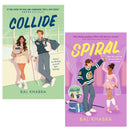 Off The Ice Series 2 Books Collection Set by Bal Khabra (Collide, Spiral)